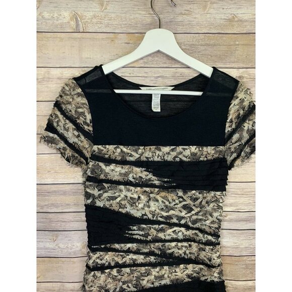 Diane Von Furstenberg Small Bodycon Dress Raw Hem - Picture 4 of 11